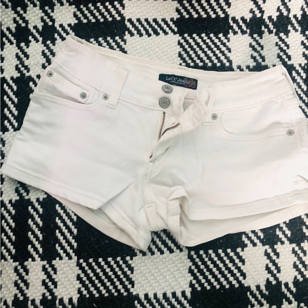 Levi’s White Shorts